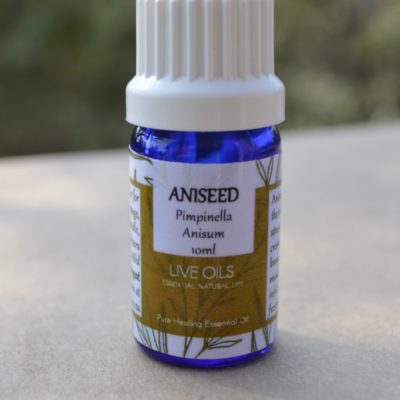 Alive Oils Aniseed Pure Essential Oil - Calms nerves, abdominal cramps, dry coughs, colds, bronchitis, asthma, oestrogen balancing, menopause, freshens breath, rheumatoid arthritis.