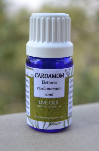 Alive Oils Cardamom Pure Essential Oil - This disinfectant, antiseptic mouth freshener eradicates bacteria, calms indigestion, stomach upsets, coughs, phlegm, colds, and cools nerves.