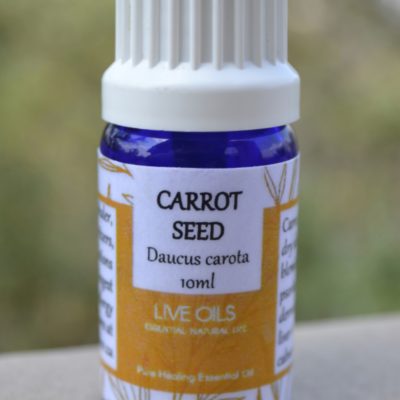 Alive Oils Carrot Seed Pure Essential Oil – A strong antioxidant skin-healer, excellent for dry skin, wrinkles, eczema, psoriasis, dermatitis, liver tonic, hepatitis, kidney and bladder.