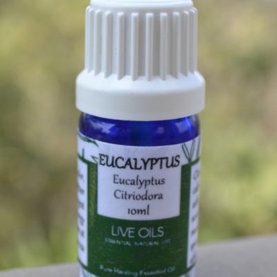 Alive Oils Eucalyptus Citriodora Pure Essential Oil - An anti-fungal disinfectant for fungal infections, athlete's foot, expectorant for phlegm, asthma, laryngitis, sore throats, and herpes virus.
