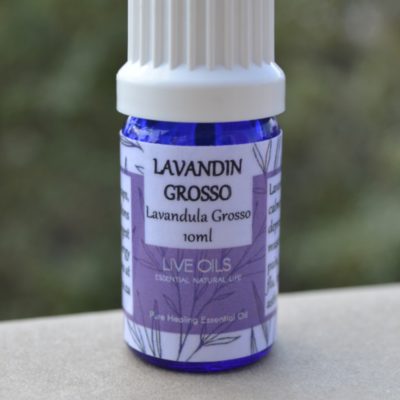Purchase from Alive Oils, Lavandin Grosso Pure Essential Oil - A balm for depression, excellent for acne, dermatitis, analgesic, muscular and joint pain, colds, coughs, bronchitis, migraine, headaches.
