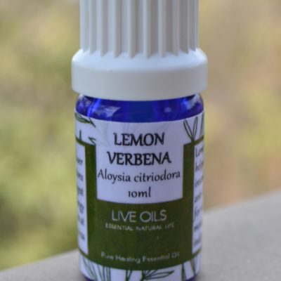 Alive Oils Lemon Verbena Pure Essential Oil - Aloysia citriodora - Encourages focus, alertness, calms, depression, insect repellent, anti-inflammatory, and a strong disinfectant anti-bacterial air freshener.