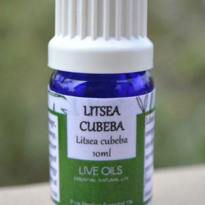 Alive Oils Litsea Cubeba pure essential oil - A tonic for nerves, high blood pressure, athlete’s foot, coughs, bronchitis, pain-calming, joint pain, perspiration, antioxidant, oily skin.