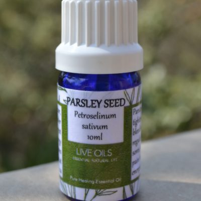 Alive Oils Parsley Seed Pure Essential Oil - Petroselinum sativum - Anti-bacterial pain-calming oil is excellent for joints arthritis, rheumatism, headache, uterine, astringent tightens skin, breath freshener.