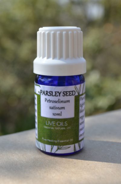 Alive Oils Parsley Seed Pure Essential Oil - Petroselinum sativum - Anti-bacterial pain-calming oil is excellent for joints arthritis, rheumatism, headache, uterine, astringent tightens skin, breath freshener.