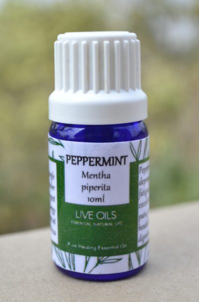 Alive Oils Peppermint Pure Essential Oil - Mentha piperita -This anti-bacterial energising oil improves focus, energises fatigue, stress, pain-calming for muscular pain, joints, sinus pain, headaches.