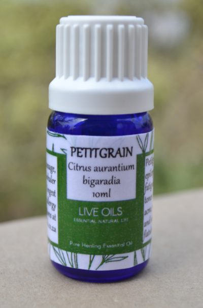 Alive Oils Petitgrain Pure Essential Oil - Citrus aurantium bigaradia – A strong nerve-tonic for stress, energising, improves oil production in the pores, hair, muscle spasms, and natural antiperspirant deodorant.