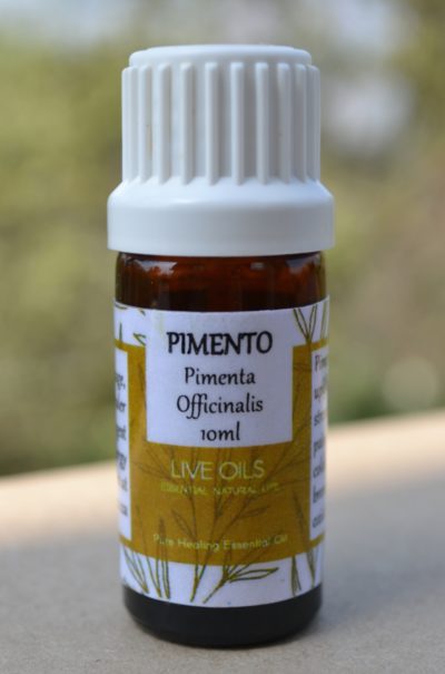 Alive Oils Pimento Pure Essential Oil - Pimenta officinalis - Antioxidant pain-calming oil for neuralgia, sore joints, rheumatism, gout, anti-viral colds, coughs, bronchitis, energising, calms nerves.