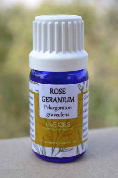 Alive Oils Rose Geranium Pure Essential Oil - Pelargonium graveolens - Antioxidant, anti-inflammatory oil for most skin types, blemish-prone skin, dermatitis, oily skin, age blemishes, puffiness, and calms PMS.