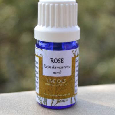 Alive Oils Rose Pure Essential Oil - Rosa damascene - A luxurious skin beauty oil with rich antioxidant moisturisation to improve dry skin, elasticity, softness, beautiful skin tone and calm mind.