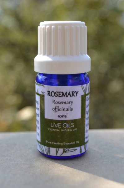 Alive Oils Rosemary officinalis Pure Essential Oil - This oil improves skin and hair beauty with excellent moisturisation, it calms the mind, calms colds, sore throats, flu, muscular pain.