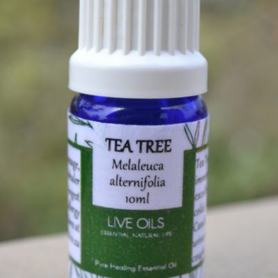 Alive Oils Tea Tree Pure Essential Oil - Melaleuca alternifolia - Anti-bacterial, antiseptic for flu, colds, coughs, herpes, shingles, candida, thrush, urinary tract infections and immune strengthener.