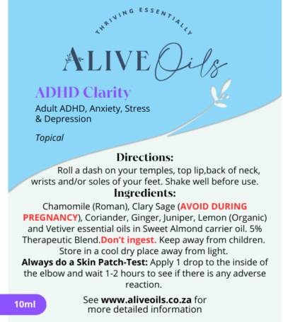 ADHD Focus Roller blend