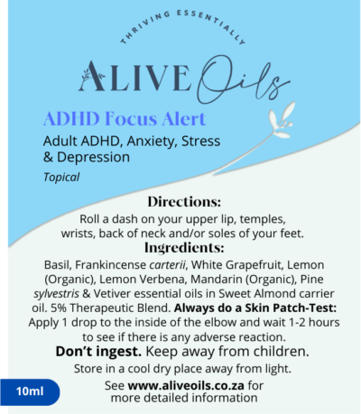 ADHD Focus Alert for Adults