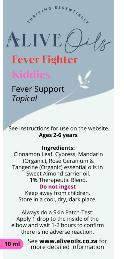 Fever Fighter assists with the therapeutic relief of fever from colds and flu in infants, toddlers and children.